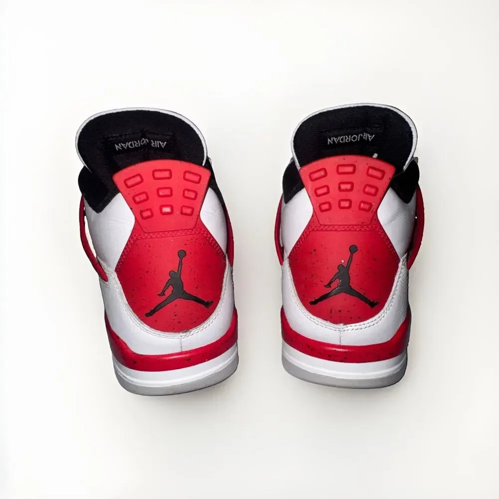 Nike Air Jordan 4 IV Retro Red Cement Mens Size 11 White Fire Black DH6927-161